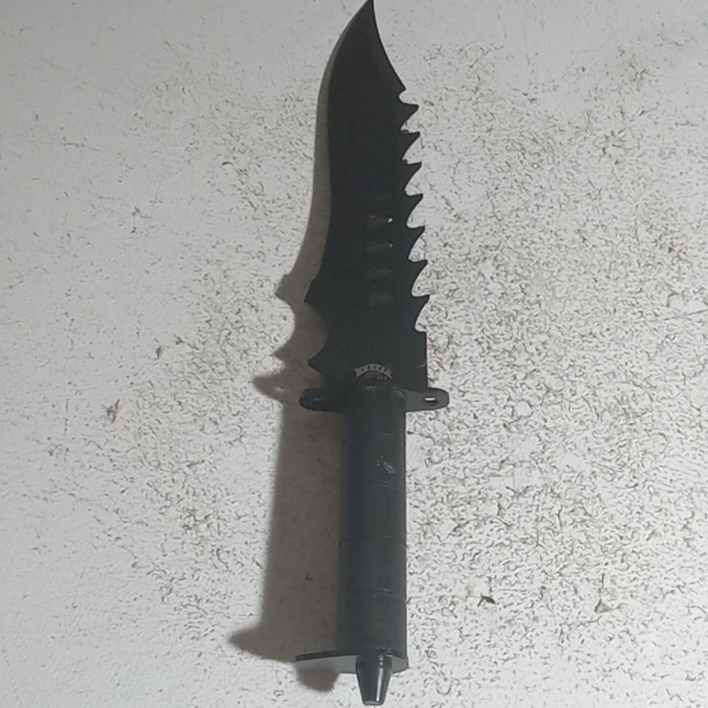 Frost Cutlery Black Handle Bowie Knife